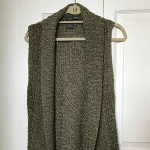 Olive sleeveless sweater